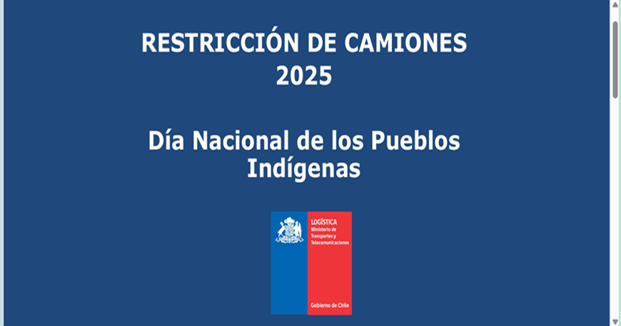 Este jueves inicia restricción de camiones en tres rutas principales por fin de semana largo.